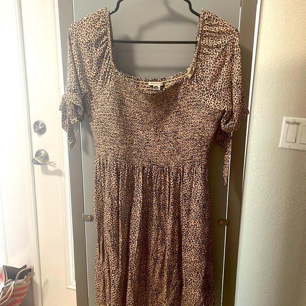 American Eagle animal print dress Size: Small
